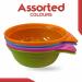 Baby Feeding Bowl with Easy Handle - BPA Free, Microwave & Dishwasher Safe Toddler Food Weaning Snack Bowls - Ideal for Kids & Toddlers - Stackable, Bright 2pc (Assorted Color) - Buy Online on GoSupps.com