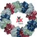 Double Sided Lice Removal Combs & Silk Satin Hair Scrunchies - Effective Lice Comb for All Hair Types | Daily Use Accessories (Red Green - Buy Online on GoSupps.com