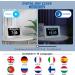 YKALL 8-Inch Digital Alarm Clock for Seniors | Calendar Day Watch for Dementia - International Shipping - Buy Online on GoSupps.com