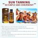 Tanning Oil Sunbed Tanning Accelerator Effective In Sunbed Outdoor Sun Natural Ingredients Intensive Tanning Gel For Outdoor With Vitamin A And E Linseed And Coconut Oil (35ML*2) - Buy Online on GoSupps.com