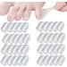 40Pcs Silicone Toe Protectors Toe Cover Protector with Holes for ingrown toenails Corns calluses blisters.