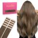 If -salt tape extensions real hair bright ash brown 10pcs tape in extensions real hair 20g 30cm invisible hair extension real hair invisible smooth real hair tape refill pack for girls 30cm 20g 10pcs #5 light ash brown