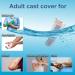 AquaShield Reusable Waterproof Cast Cover for Adult Half Arm - Made in USA (9.0-12.5 Circumference) - Hand & Wrist Bandage Protector for Bath, Shower, Pool - Buy Online on GoSupps.com