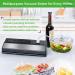 GERYON Automatic Vacuum Sealer Machine | Detachable Design | LED Indicator Lights | Dry & Moist Food Modes | Compact Design | Starter Kit Included (Silver) - Buy Online on GoSupps.com