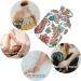 NAANLE 2L Transparent Hot Water Bottle with Paisley Flower Cover | Large Heat Therapy for Menstrual Cramps & Pain Relief - Ideal for Hands & Feet - Buy Online on GoSupps.com