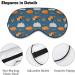 Sleeping Red Panda Pattern Sleep Mask | Adjustable Head Strap Eye Mask for Comfortable Sleep - Buy Online on GoSupps.com