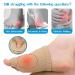 Bunion Pads - Upgraded Relief Protector Guards for Thumb & Little Toe | Breathable Day & Night Support for Hallux Valgus Pain | Two Sizes Fit Most - Buy Online on GoSupps.com