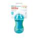 Nuby No Spill Sili Bands 10oz Soft Spout Cup - Aqua (Textured Easy Grip Silicone Band) - Buy Online on GoSupps.com