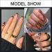 600pcs MORGLES Almond Nail Tips Full Cover Set with Glues and Files - Clear Almond Shaped Acrylic Nails for Salon and Home Use - Buy Online on GoSupps.com