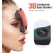 Black Sleep Mask + Coral Red Eye Mask for Side Sleepers | 3D Contoured Cup Design, Light Blocking, Soft & Breathable with Adjustable Strap | Women Men - Buy Online on GoSupps.com