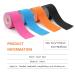 4 Rolls Kinesiology Tape Elastic Muscle Support Athletic Tape Sport Tape with Zig-Zag Edge for Easy Tearing Skin-Friendly Athletic Tape for Athletes Coaches Amateurs (Uncut 5cm x 5m) - Buy Online on GoSupps.com