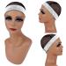 6PCS Lace Wig Headband Set with Satin Edge Scarf for Melting Edges - Velcro Elastic Bands for Women, Includes Frontal Edge Brush and Comb - Buy Online on GoSupps.com