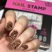 PUEEN Nail Art Stamping Starter Kit - DIY Manicure Set with Stamping Polish, Stamper, Scraper, Image Plate - BH000732 - Buy Online on GoSupps.com