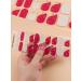 EBANKU Christmas Glitter Gel Nail Polish Strips - Long Lasting Waterproof Wraps Stickers with File Wipes & Sealing - SDTRK14 - Buy Online on GoSupps.com