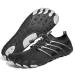 Mens Womens Water Sport Shoes Barefoot Quick-Dry Aqua Socks for Beach Swim Surf Yoga Exercise 12 Women/11 Men Black2618