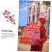 KOMBIUDA 10pcs Christmas Bronzing Gauze Bag Sheer Bags Santa Bags Drawstring Bag Candy Calendar 20 17 4CM Assorted Color 1 - Buy Online on GoSupps.com