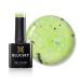 BLUESKY Gel Nail Polish Flower Gel Lily Pad Leap BFL02 Green Jelly Long Lasting Chip Resistant (Requires Drying Under UV Or LED Lamp)