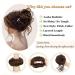 Hair Bun Hairpiece for Women Synthetic Messy Bun Hair Piece Tousled Updo Hair Buns Extension Elastic Band Curly Chignon Scrunchie Ponytail Extension for Women Hair Chignons(AM41-2) - Buy Online on GoSupps.com