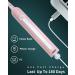 CRKIOB Ultrasonic Electric Toothbrush for Adults - Rechargeable with 180 Days Battery Life - Pink | 2 Brush Heads & Holder Included - Buy Online on GoSupps.com