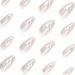 Buy BABALAL Almond Press on Nails - Medium Fake Nails with Silver Swirl & Rhinestone Design | Stiletto Acrylic Nails FNf401 for International Shipping - Buy Online on GoSupps.com