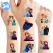 Frozen Birthday Party Supplies: 34-Piece Temporary Tattoos Set for Goody Bags - Safe, Removable, and Magical Skin Tattoos - Buy Online on GoSupps.com