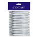 Comair 3150030 Hair cutting clip 10 pcs card 12.5cm chrome