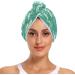 Green Fresh Daisy Dry Hair Cap - 2 Piece Quick Drying Towel Set | Super Absorbent Soft Headband - Buy Online on GoSupps.com