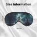 Double-Sided Christmas Tree Sleep Eye Mask - Soft Comfort Blindfold with Adjustable Strap | Block Out Light - Buy Online on GoSupps.com