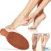YNR Natural Clay Terracotta Handmade Foot Scrubber for Hard Dead Dry Cracked Heels - 3 in 1 Multi-Function Natural Feet Scrubber Dead Skin Foot Pumice Stone for Skin Exfoliation - Buy Online on GoSupps.com