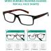 Eyekepper 5-Piece Classic Spring Hinge Reading Glasses Set - Leopard Temple & Transparent Lens - 2.25 Diopters Sun Reading Glasses - Buy Online on GoSupps.com