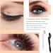 Buy Eyelash Comb Set - Stainless Steel Mascara Applicator Brushes | 2pcs Foldable & Portable for Easy Eye Makeup - Buy Online on GoSupps.com
