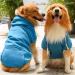 Waterproof Winter Dog Coat | Warm Jacket & Hoodie for Medium Dogs | Fleece Puppy Sweater | Autumn Pet Clothing (1114debka Blue XXXL) - Buy Online on GoSupps.com