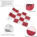 Checkered Golf Flags 8x6 Mini Putting Green Flags - 3 Pack Red/White Pin Flags | 420D Nylon Yard, Indoor, Outdoor Backyard Garden Flags - Buy Online on GoSupps.com