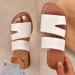 XTZ YGLD Women Summer Sandals - Open Toe Beach Slippers Comfortable Work Shoes White Size 4 UK - Perfect for Summer Adventures - Buy Online on GoSupps.com