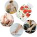 NAANLE Poppy Flowers Transparent Hot Water Bottle 2L - Pain Relief for Cramps Heat & Cold Therapy - Buy Online on GoSupps.com