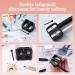 3PCS Makeup Pencil Sharpener Set - Portable Eyeliner, Lip Liner, Eyebrow Pencil Sharpener with Protective Cover and Cleaning Tools - Black - Buy Online on GoSupps.com