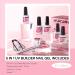Morovan Builder Nail Gel Kit - 5 in 1 Professional Builder Gel Nail Kit 6 Colors Nail Builder Gel 15ml Builder Gel in a Bottle Extension Nail Hard Gel Nail Builder Manicure Nail Art Design for Women - Buy Online on GoSupps.com