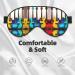 FoRes Colorful Guitars Print Sleep Eye Mask | Adjustable Light Blocking Unisex Design for Deep Rest - Buy Online on GoSupps.com