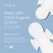 LOLA Organic Cotton Pads - 60 Count Ultra Thin Pads with Wings | HSA/FSA Approved Feminine Care | Heavy & Regular Flow | Pack of 1 - Buy Online on GoSupps.com