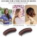 Natural Wig Piece 2 Insert False Hair Comb Tool Bump Up Fake Hair Comb Clip Great for Additional Hair Volume Fine and Thin Hair DIY Hairstyle Changed the shape of Your Head (dark brown) - Buy Online on GoSupps.com