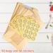 50Pcs Bread Bake Bag Clear Window Sealing Grease Proof Kraft Paper Bag For Food Snacks Cookie Coffee Kitchen Accessory Oil Proof Bag - Buy Online on GoSupps.com