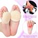 8 Pairs Reusable Forefoot Ball of Foot Cushions for Women - High Heel Pain Relief & Prevention with Invisible Toe Socks - Buy Online on GoSupps.com
