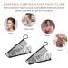 KALLORY 2pcs Vintage Stretch Banana Hair Clips | No Crease Hair Grip Styling Tool for Women - Black | 11.5X4.3X1CM - Buy Online on GoSupps.com
