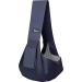 Cuby Dog Sling Carrier for Small Dogs & Cats - Travel Pet Bag (Grid Tissue Blue) - Lightweight & Comfortable - Buy Online on GoSupps.com