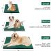 Heated Cat Dog Bed with Timer and Adjustable Temperature | Waterproof Pet Heating Pad for Indoor/Outdoor Use | Christmas Green 18X28IN - Buy Online on GoSupps.com