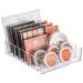 Eyeshadow Makeup Palette Organizer Acrylic Clear Cosmetic Palette Organizer Holder Stand Makeup Drawer Organizer for Vanity Bedroom Cabinet 7 Section Storage Eyeshadow Palettes Contour Kits Blush