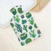 Green Cactus Hot Water Bottle with Plush Cover Bed Warmer for Adults & Kids | 26.5x15.3cm - International Shipping Available - Buy Online on GoSupps.com