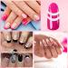 1638-Piece French Nails Template & 36 Sheet Self-Adhesive Stencils - DIY Gel Nail Art & Tip Guides - Buy Online on GoSupps.com
