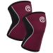Reh band Kniebandage strength sport knee support for cross fit & heavy training Knee Sleeve made of 5 mm neoprene in many colors & sizes unisex XS Burgundy - 1 couple