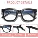 Shop Oversized Reading Glasses for Women - Blue Light Blocking Retro Style Spring Hinge - 3-Pack +2.5 Strength - Buy Online on GoSupps.com